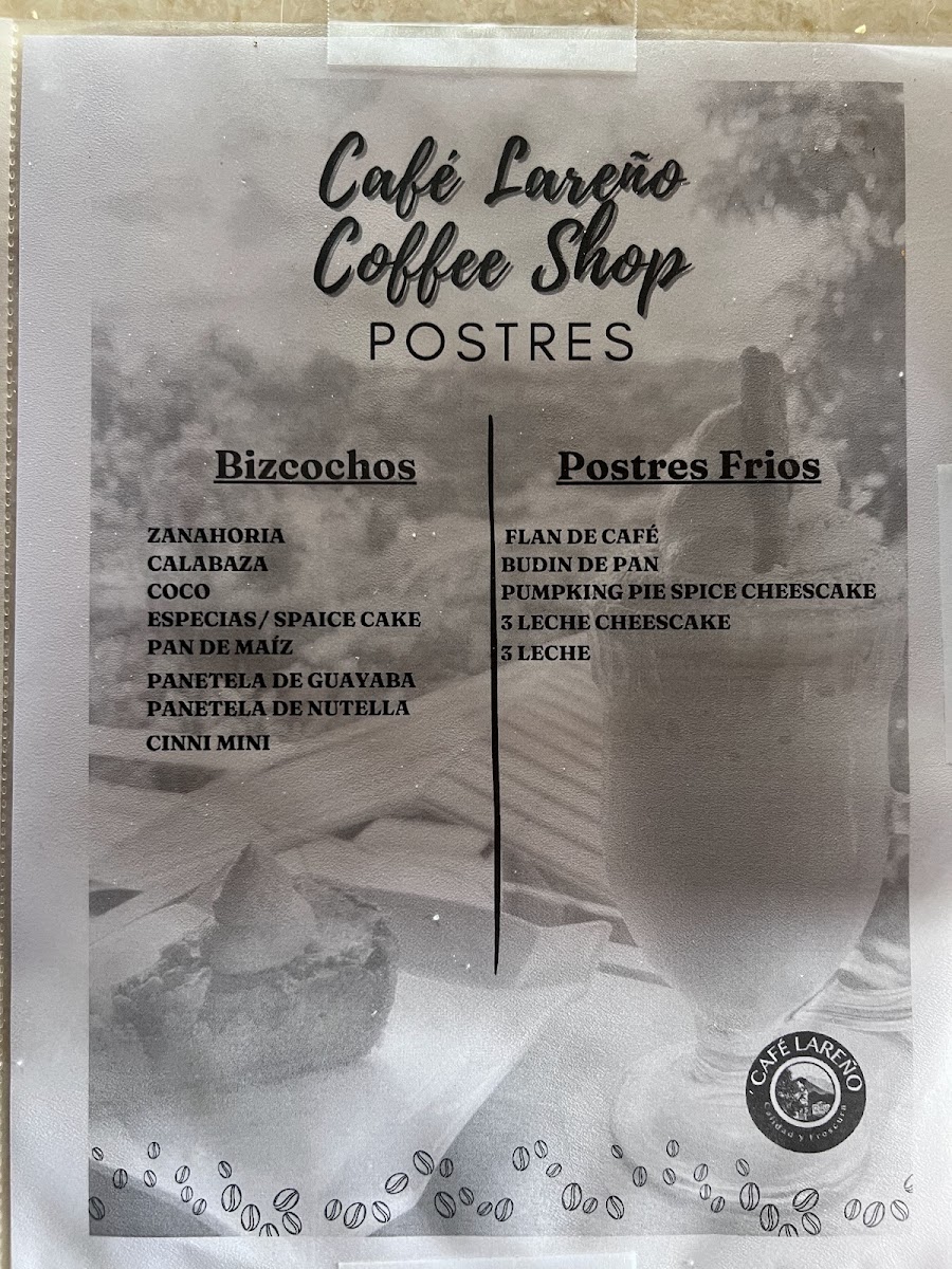 Menu Café Lareño Torrefacción / Coffee Shop-3