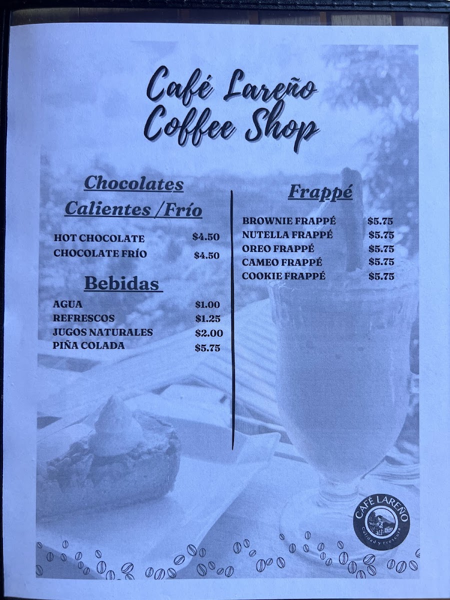 Menu Café Lareño Torrefacción / Coffee Shop-4